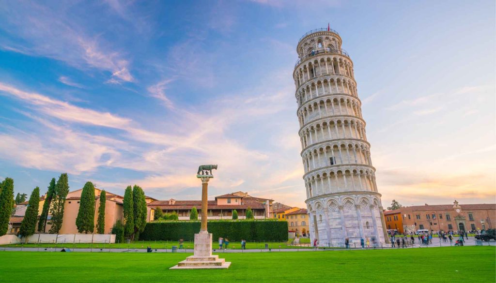 Leaning Tower of Pisa.